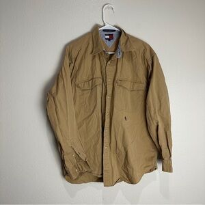 Tommy Hilfiger Button Up Vintage Shirt Size Large
